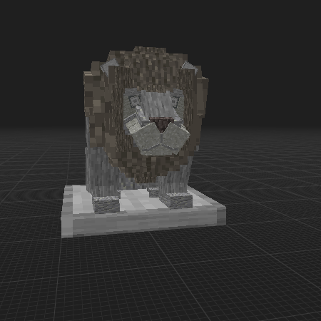 Lion Stone Statue