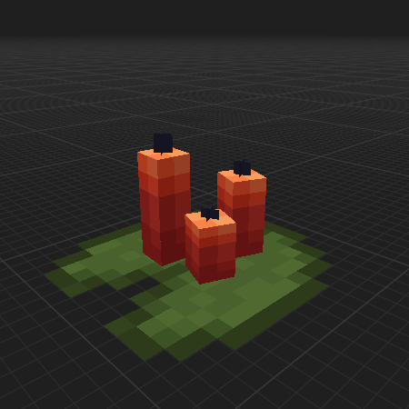 Water lily with candles