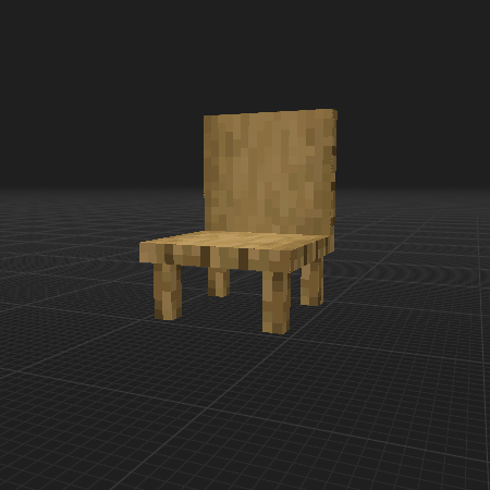 Stripped Oak Chair