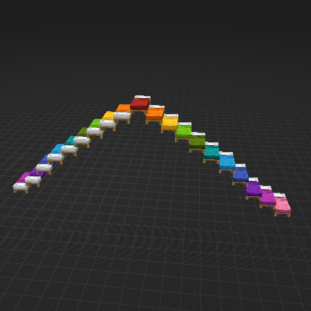 кроватная радуга